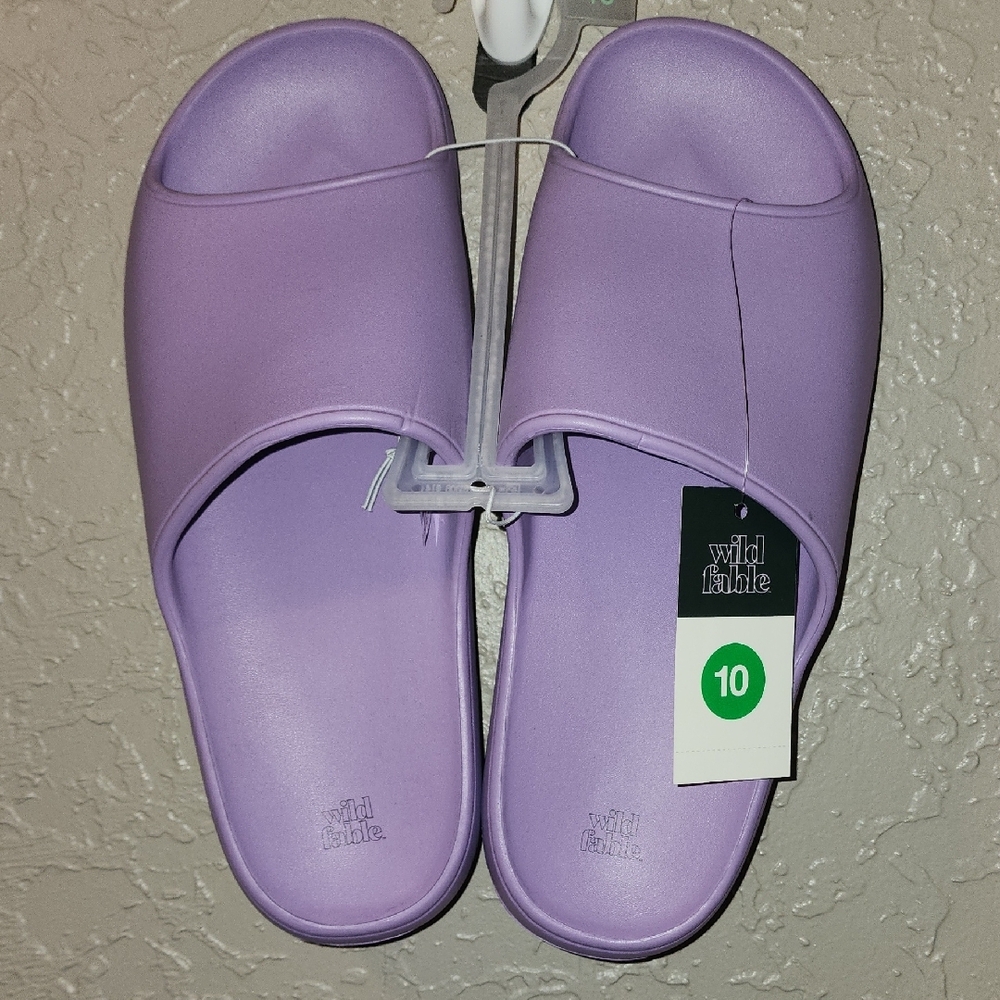 Wild Fable Purple Slide Sandals